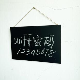 源头工厂/无框小黑板留言板纤维板咖啡店酒吧广告菜单挂绳097