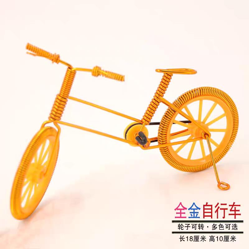 厦门创意手工自行车模型金属工艺品迷你家居摆件