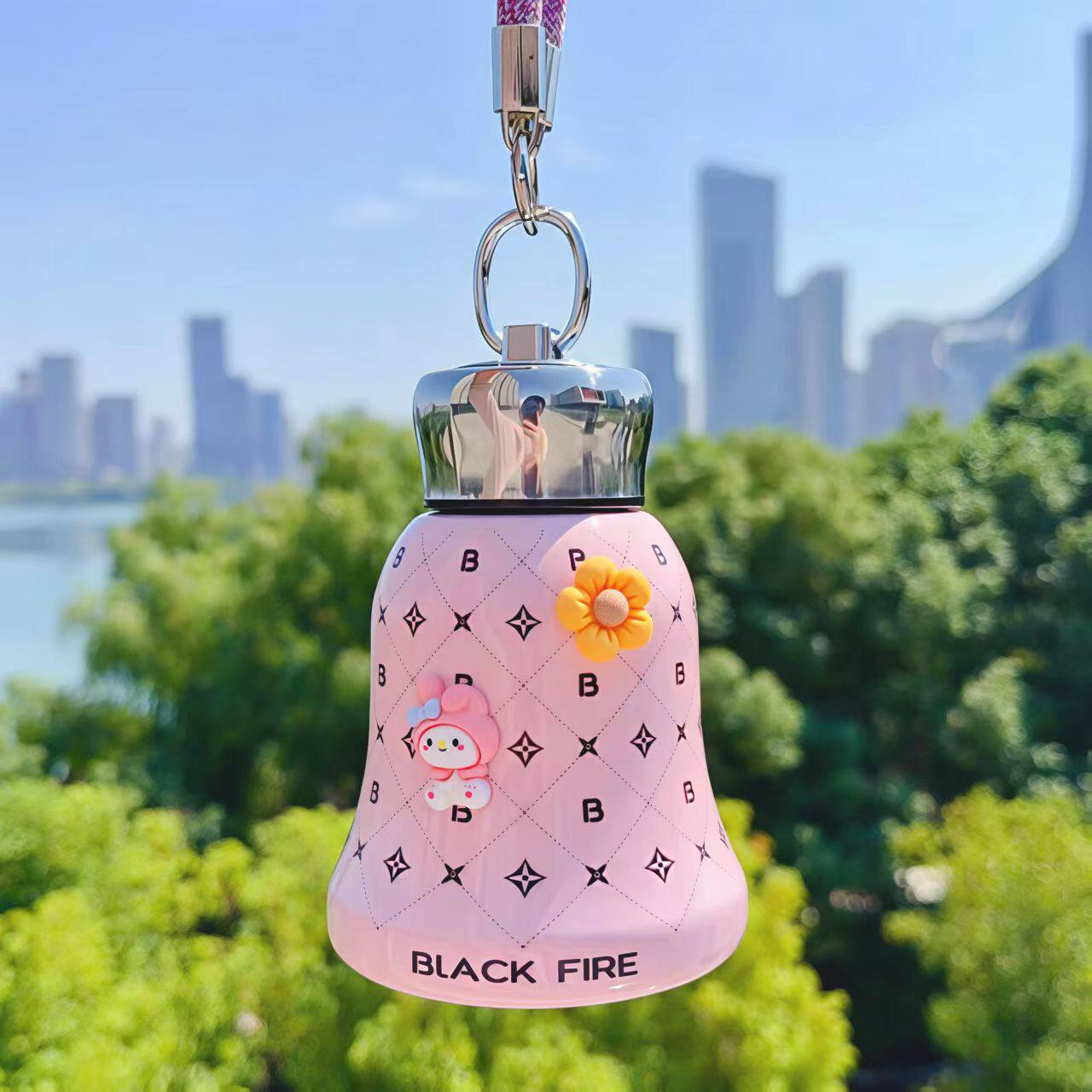 新型铃铛迷你口袋保温杯女款小巧便携300ml水杯不锈钢杯子随行杯