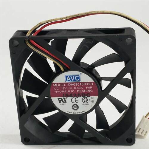原装AVC磁悬浮风扇DA08015R12H801512V0.50A8CM电源CPU风扇
