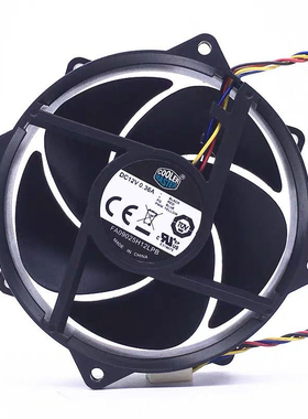 酷冷至尊 FA09025H12LPB 12V 0.36A 9.2CM 圆框4线CPU散热器风扇