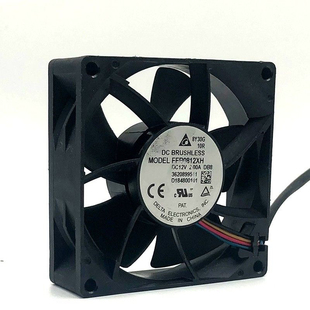 DELTA FFB0812XH 8025 2.0A 12V 超大风量PWM调速服务器风扇