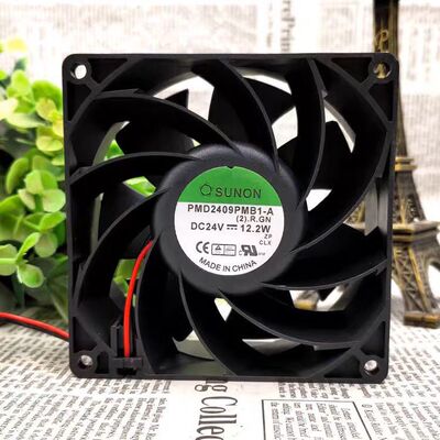 原装TAJUN PMD2409PMB1-A 24V 12.2W 9038 9CM施耐德变频器风扇