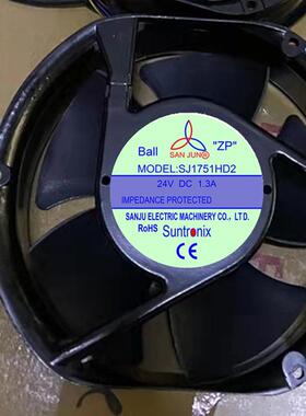 SJ1725HD1/SJ1725HD2全新台湾17251MM轴流风机12V/24V散热风扇机