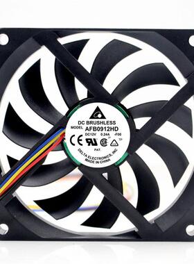 喏尼AFB0912HD12V0.24A90*90*15mm90159厘米PWM超薄CPU风扇