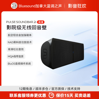BLUESOUND SOUNDBAR 2i回音壁电视音箱客厅杜比家庭影院