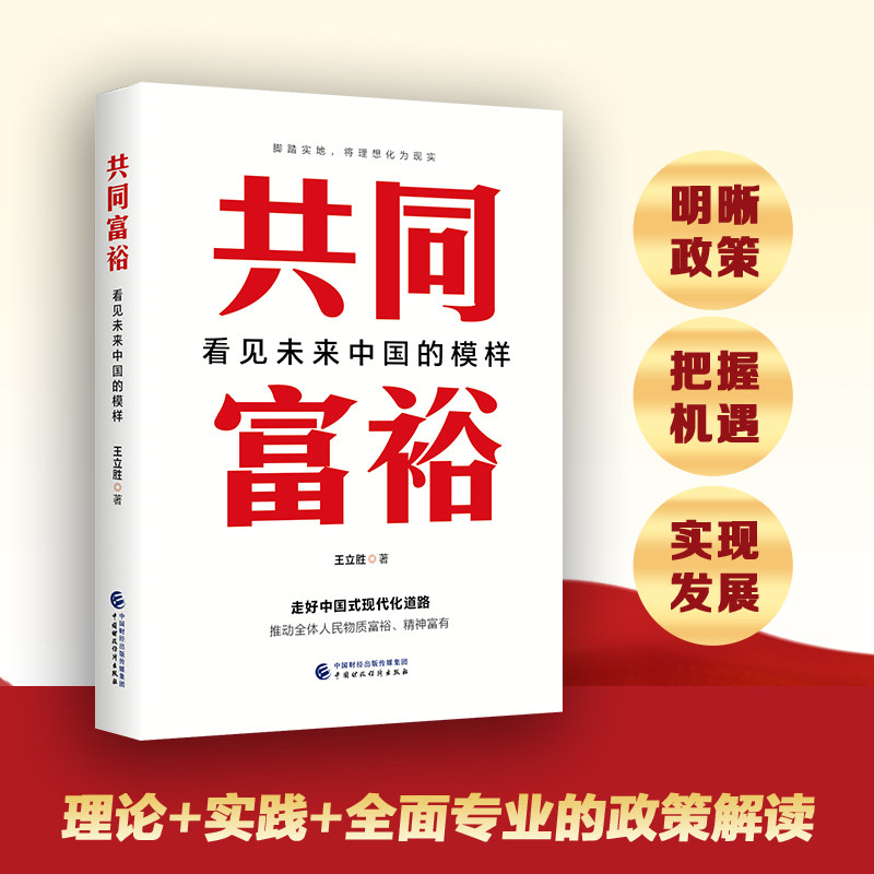 共同富裕 看见未来中国的模样 王立胜著 走好中国式现代化道路 中国