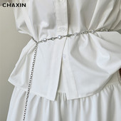 带装 珍珠腰链女夏季 配饰2024新链条裙子裤 饰连衣裙细腰带女高级感