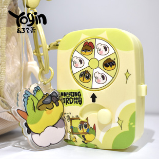 【yogin幺了个菁指定店铺】神烦鸟钥匙扣挂件包挂饰发光录音玩具