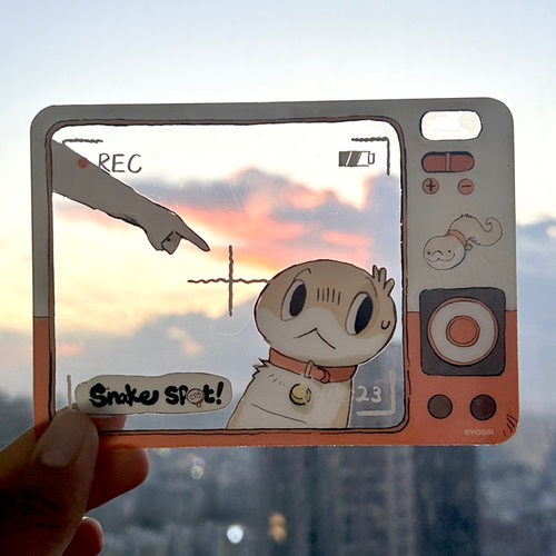 小狗蛇点点透卡谷美可爱限定