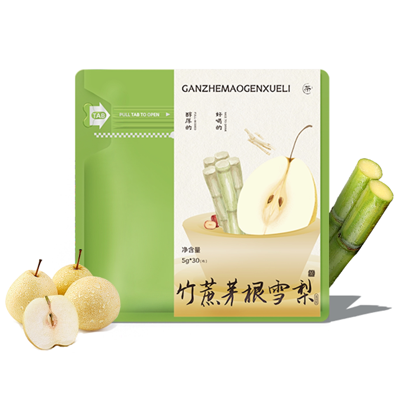 花一杯竹蔗茅根雪梨茶15枚/袋