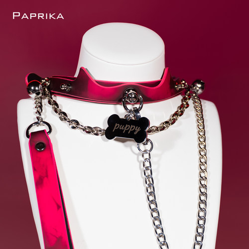 PAPRIKA温感变色choker项圈k9定制刻字情侣