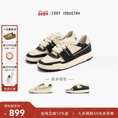 FOOT INDUSTRY 休闲鞋 足下工业90s板鞋 黑白运动休闲舒适男女同款