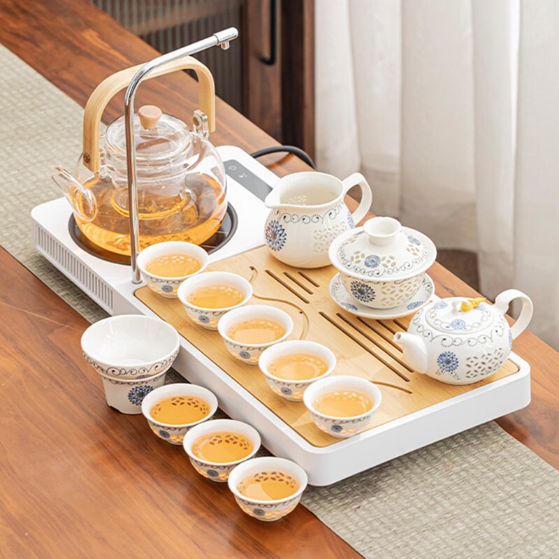 功夫茶具套装家用电陶炉煮茶小茶