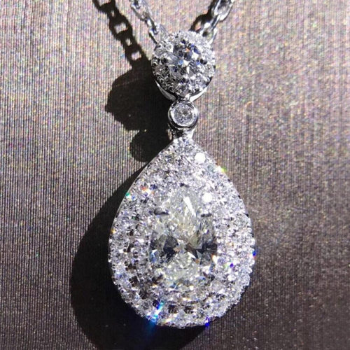 Baroque Style Necklace Classic Pear-shaped Water Drop