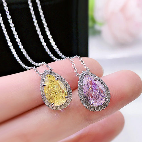 Jewelry Exquisite Water Drop Pear-shaped Necklace