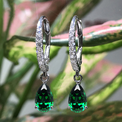 Drop Pear-shaped Earrings Women's Short Elegant Earrings
