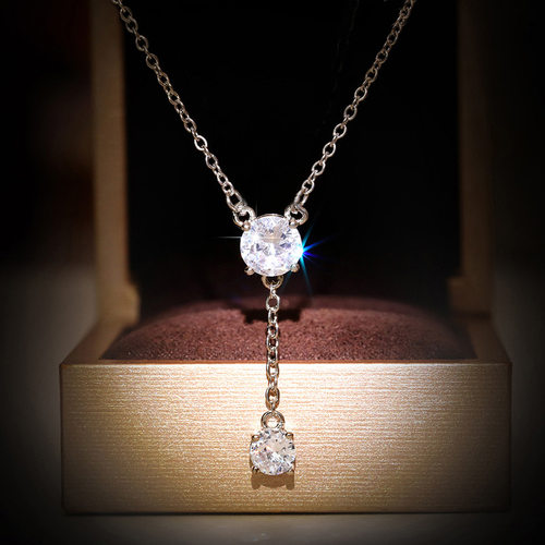 Dreamy Bubble Round Necklace Women's Ins Style Simple Light
