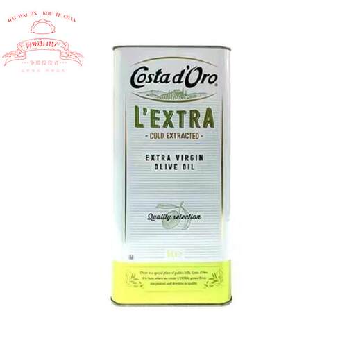 CostaD‘oro Extra Virgin Olive Oil意大利特级初榨橄榄油5L商用