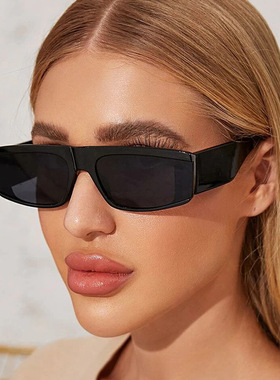 日系moleubak新款欧美潮流太阳镜女方形长脸ins墨镜男街拍眼镜