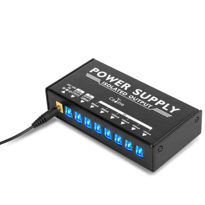 Caline CP-203 Guitar Pedal Power Supply 8 Isolated Outputs