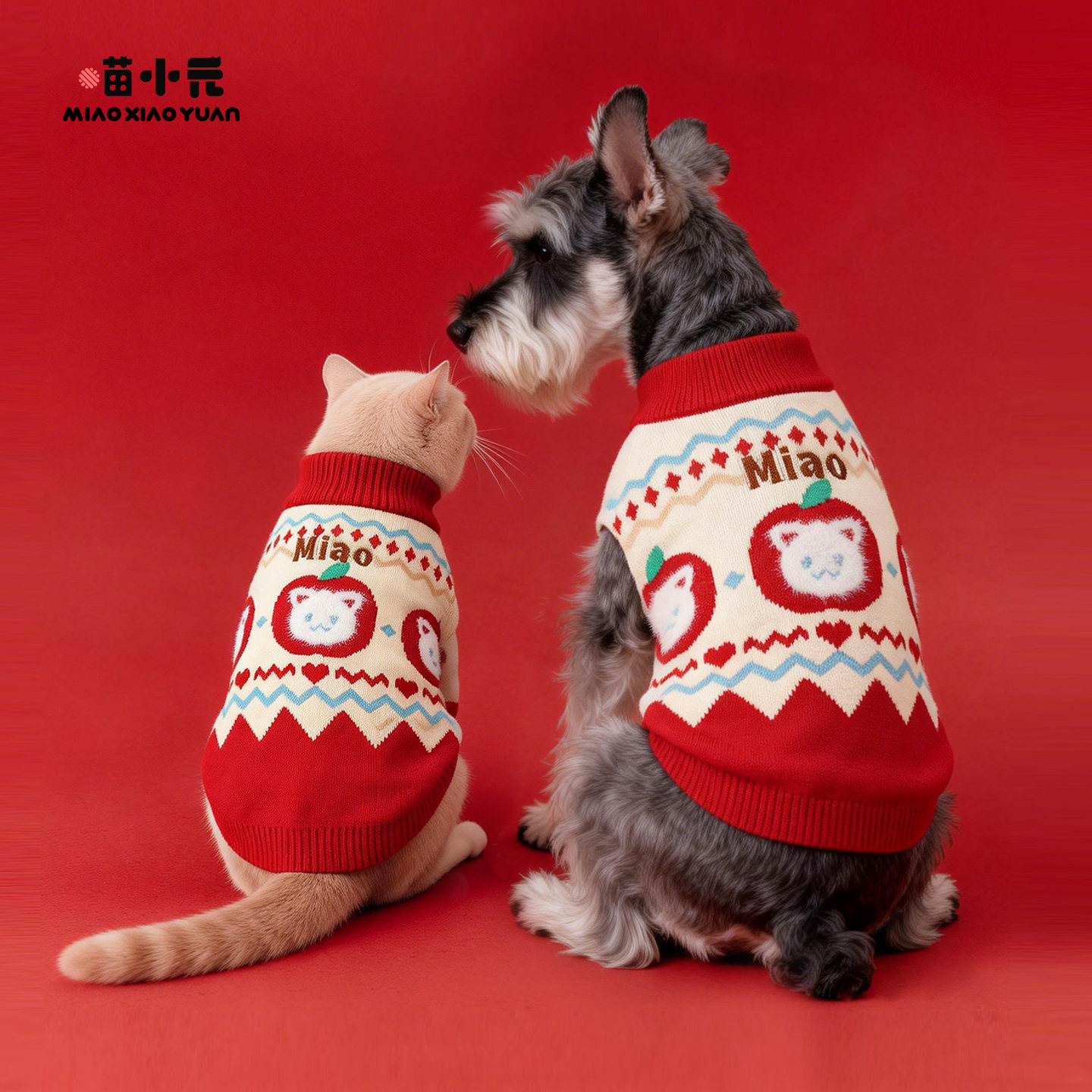 喵小元|圣诞新年宠物毛衣猫咪衣服小猫冬天保暖狗狗衣服猫咪冬装,宠物/宠物食品及用品,猫宠物服装/雨衣（新）,淘宝优惠券,粉丝福利购,淘宝优惠卷