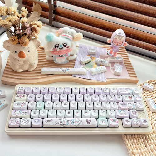 龙乘 飞鼠小恶魔莫莫咖可爱键帽DMA原厂MDA MOA高度机械键盘键帽