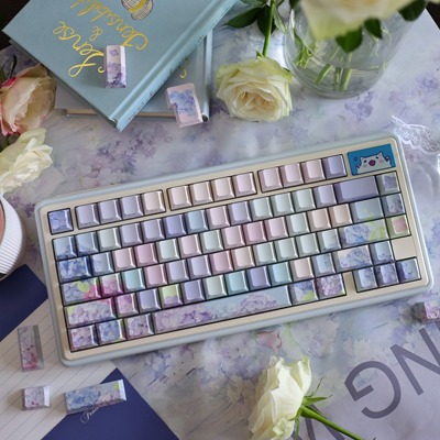 龙乘键帽渐变侧刻透光PBT原厂