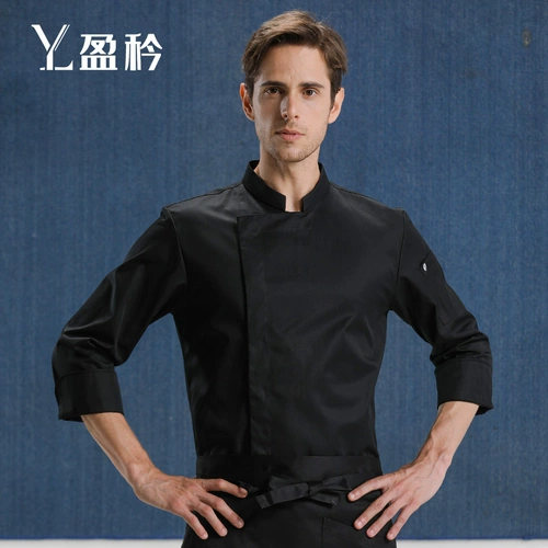 Костюм шеф -повара Мужской высокий отель отеля Western Restaurant Poor Kitchen Bakery Restaurant Работая одежда с длинной зимней хлопком