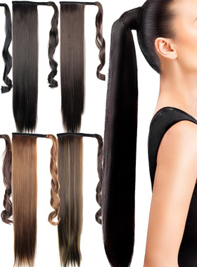 clip in ponytail hair Synthetic Hair Extensions Many colors
