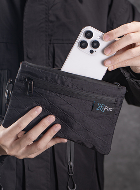 户外机能手机包XPAC防水轻薄腰肩护照钱包副包证件收纳配饰小挂包
