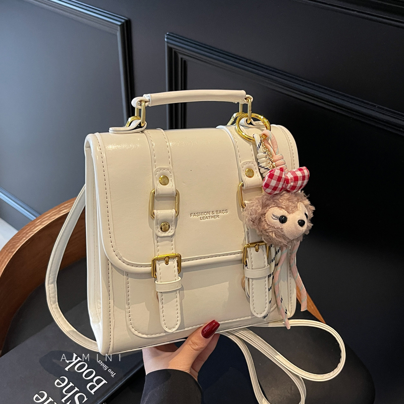 韩系小众双肩包女小包2025新款时尚百搭轻便通勤旅游小背包斜挎包