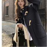 2C036-Y200-P255-K398连帽双面羊毛大衣五色90毛，女装毛呢外套，2C036