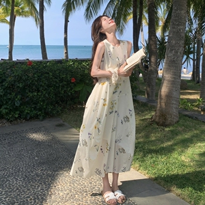 可可旅拍 度假风花色连衣裙 RF2C036-L393-P125-K188图片
