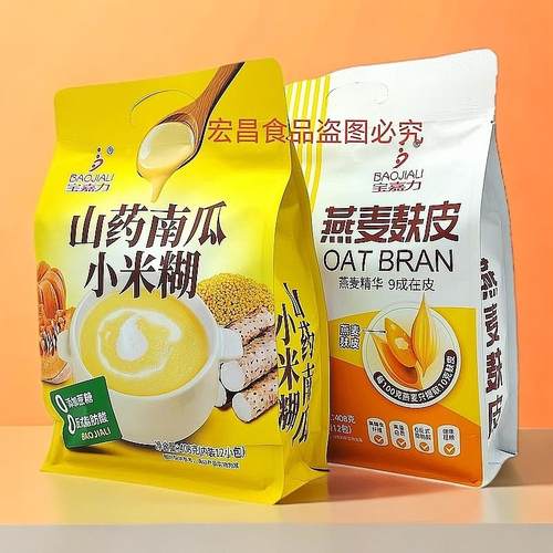 宝嘉力山药南瓜小米糊燕麦麸皮