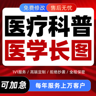 医疗科普图文代做护理宣教手册折页医学健康画册插图科研长图壁报
