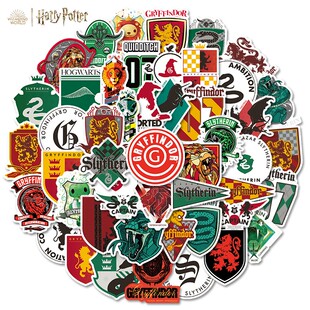 50张正版授权哈利波特徽标第三弹潮牌旅行箱滑板笔记本行李箱贴纸