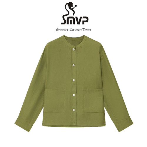 SMVP春夏斜纹长袖短裤女套装