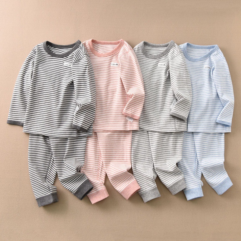 分松优西松屋出口日系儿童男孩套装秋衣秋裤家居服保暖磨毛