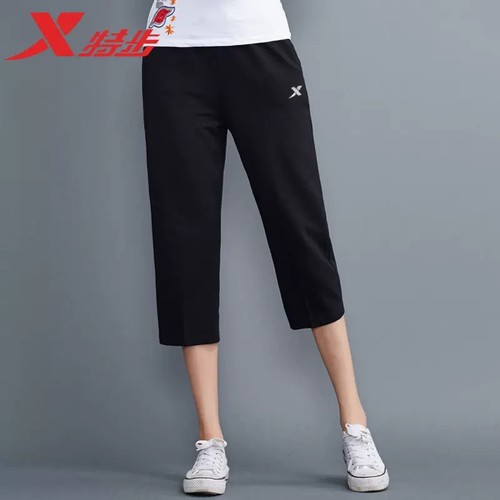 特步女裤运动短裤百搭潮流运动鞋