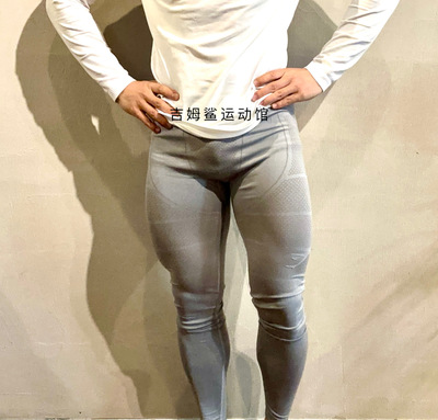 Gymshark鲨鱼裤男款秋冬保暖紧身裤运动健身裤跑步训练长裤