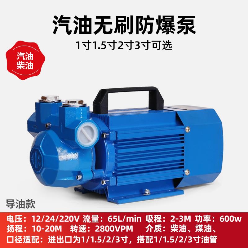 新款自吸柴油汽油电动抽油泵220V380V大流量KYB防爆抽油泵油包邮