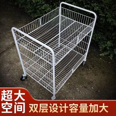 架子花小推车夜市收摊摆摊摆地摊货架摆摊桌车促销车折叠一秒