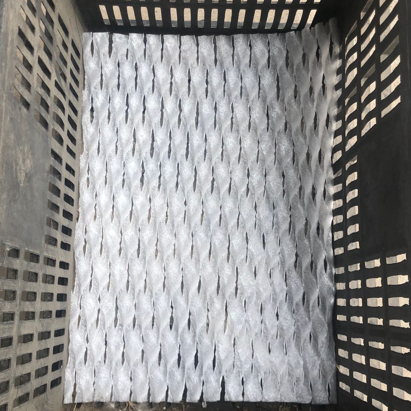 珍珠棉葡萄箱泡沫网垫桃子水果防震垫片装包装箱防撞网套周转箱筐