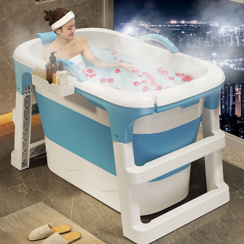 泡澡桶大人折叠家用成人洗澡桶儿童可坐全身汗蒸沐浴浴盆长效E18