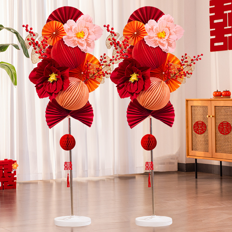 结婚立柱婚房布置套装婚礼房间新房装饰现场场景婚庆用品大全订婚