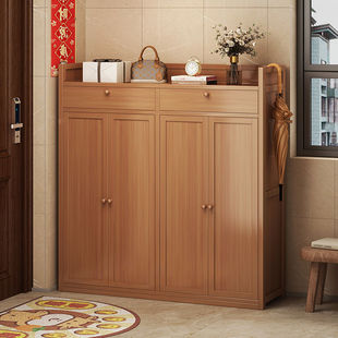 家用门口鞋柜过道出租房用的多层防尘封闭式收纳鞋架宿舍阳台