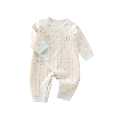 小聪熊新生儿蝴蝶衣纯棉春秋无骨