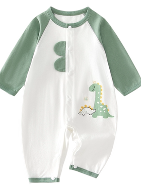 小聪熊婴儿衣服夏季薄款连体衣