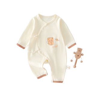 新生婴儿衣服夏季薄款连体衣0到3个月初生儿宝宝夏装a类纯棉夏天6